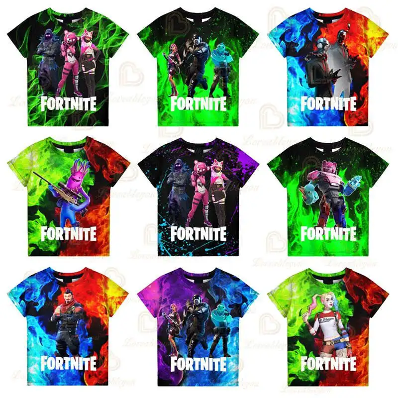 Battle Royale 2021 Nuovo Design Fortnite Victory T-Shirt Bambini Top Ragazze Ragazzi Vestiti Harajuku Tshirt Bambino Tshirt Hero