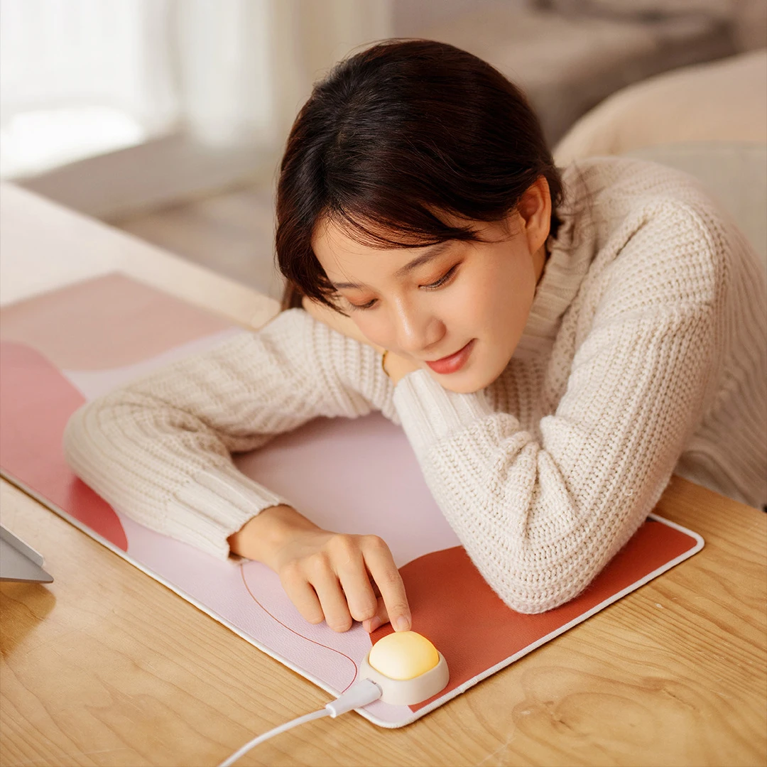 Sothing Electric Heating Pad 3 Gear Temperature Control Pvc Leather