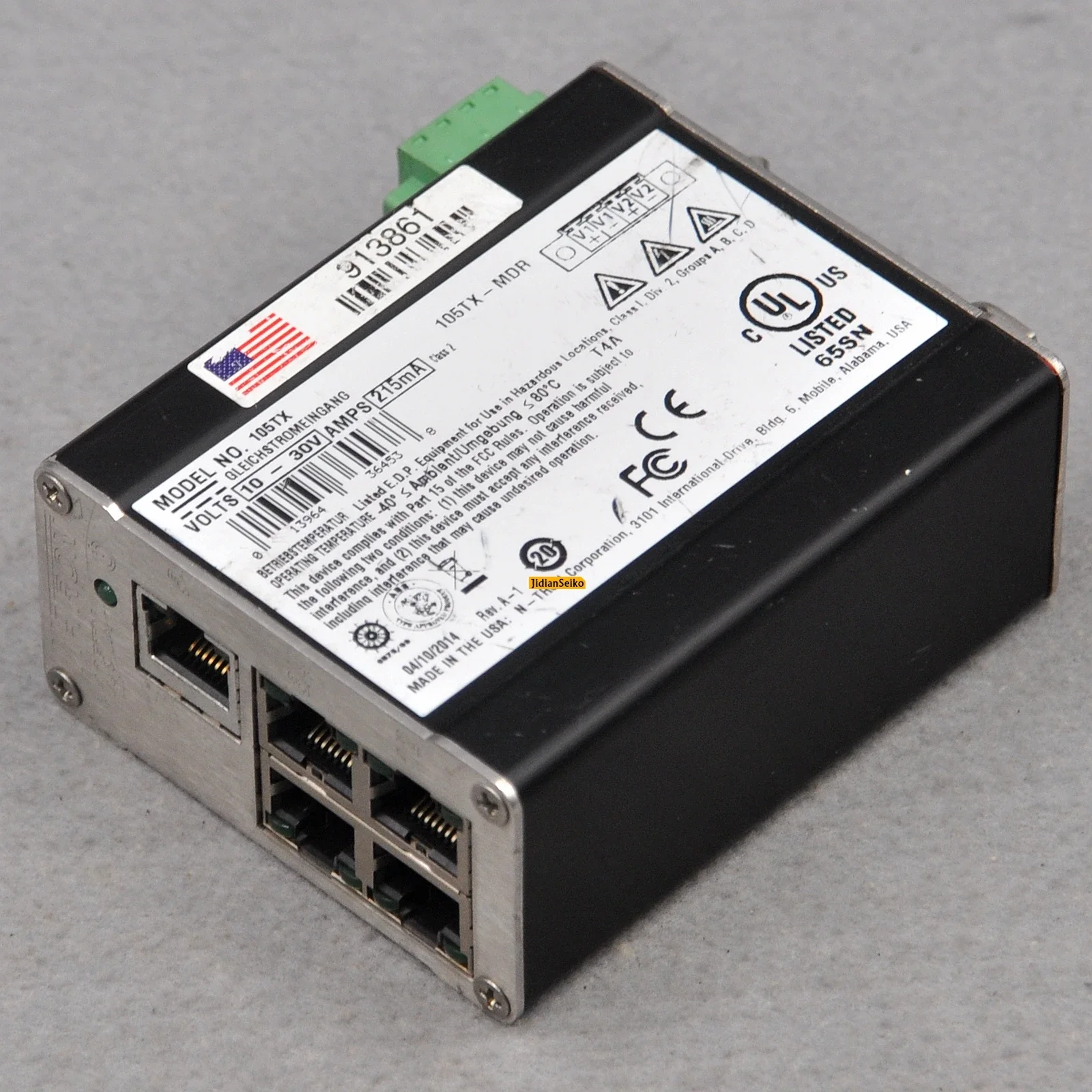 USA 105TX-MDR 10-30V 215MA Ethernet Switch