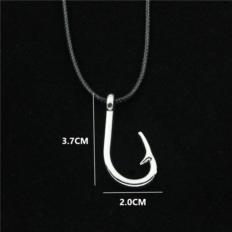 Fish Hook Pendants Necklaces  Women Fishing Hook Necklace