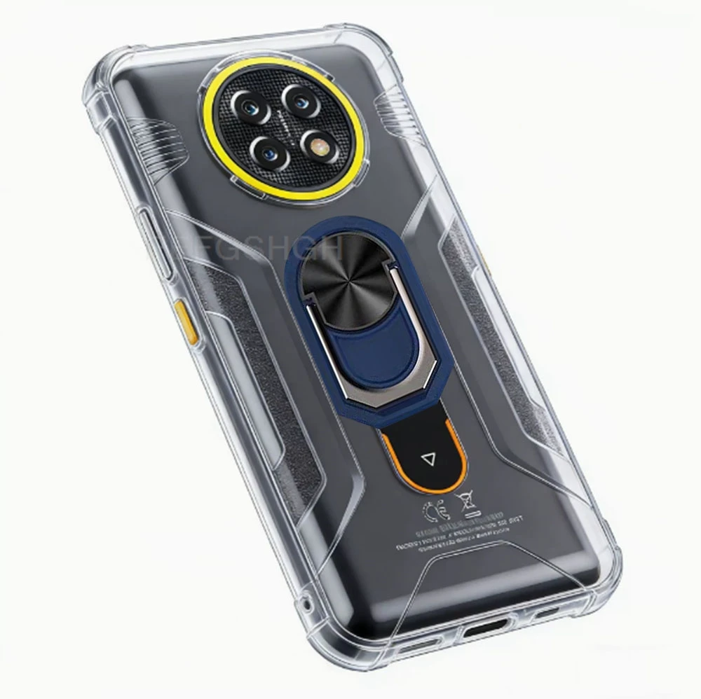 Enhanced Product Title:  
Durable Finger Ring TPU Silicone Phone Case with Bracket