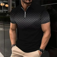Chemises polo pour hommes, chemise de golf à boutons, respirante, à séchage rapide, anti-humidité, à manches courtes, vêtements d'été pour hommes, vêtements de sport pour le tennis 5