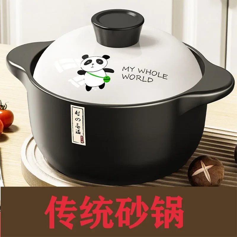 

Kitchen For Electric Stove Gas 2023 Crock Resistant Cooking Pots Ceramic Casserole High Cooker Stew Temperature Pan Pot Saucepan