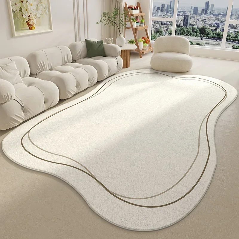 Rugs Living Room Rug Large Area Soft Fluffy Carpet Home Decoration White Floor Mats Bedroom Bedside Mat Shaggy 거실특대형카페트 거실러그 2