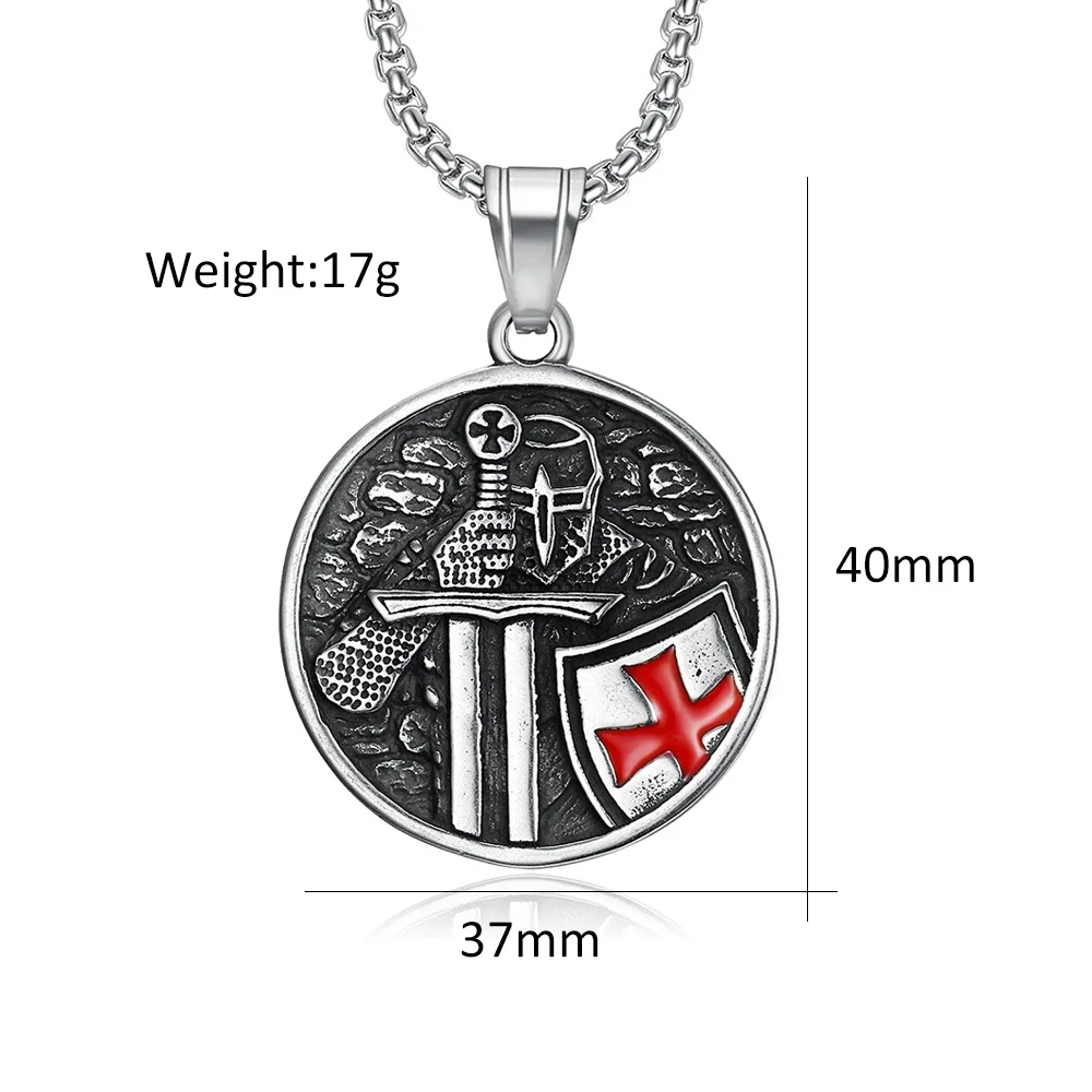 アンティーク テンプル騎士団 100周年 メダル ペンダント フリーメイソン