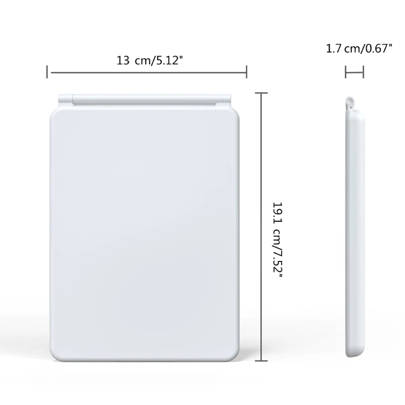 72개의 Led 조명 휴대용 조명이 포함된 충전식 여행 메이크업 화장대 돋보기
