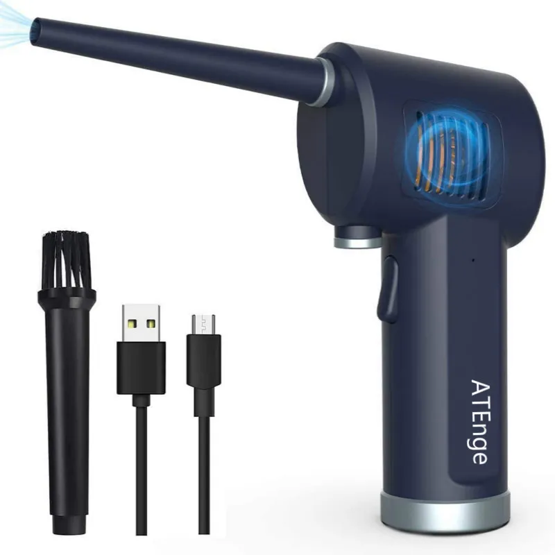 ATEnge Cordless Air Duster Cordless for Computer Cleaning, Replacement for Compressed Air Cans, Rechargeable Blower Cleaner