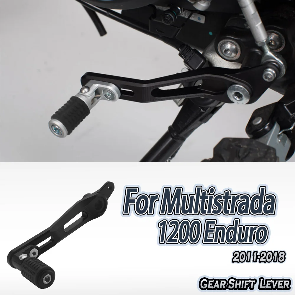 

For Ducati Multistrada 1200 Enduro 2011-2018 2015 2016 2017 CNC Aluminum Motorcycle Brake Gear Shifter Shift Pedal Lever Set