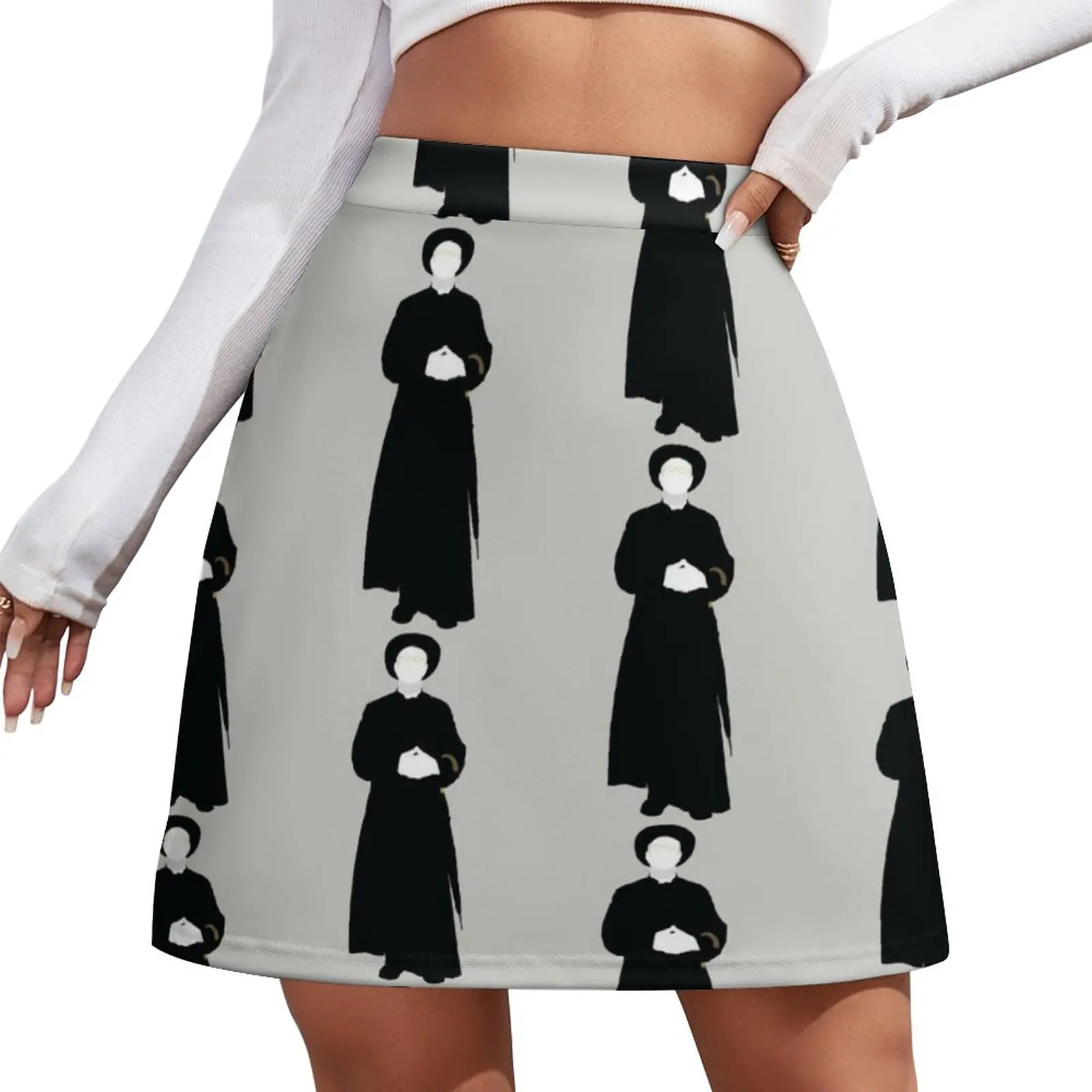 Great Detectives - Father Brown Mini Skirt women's clothing korea stylish clothes for women father brown essential tales отец браун избранные рассказы