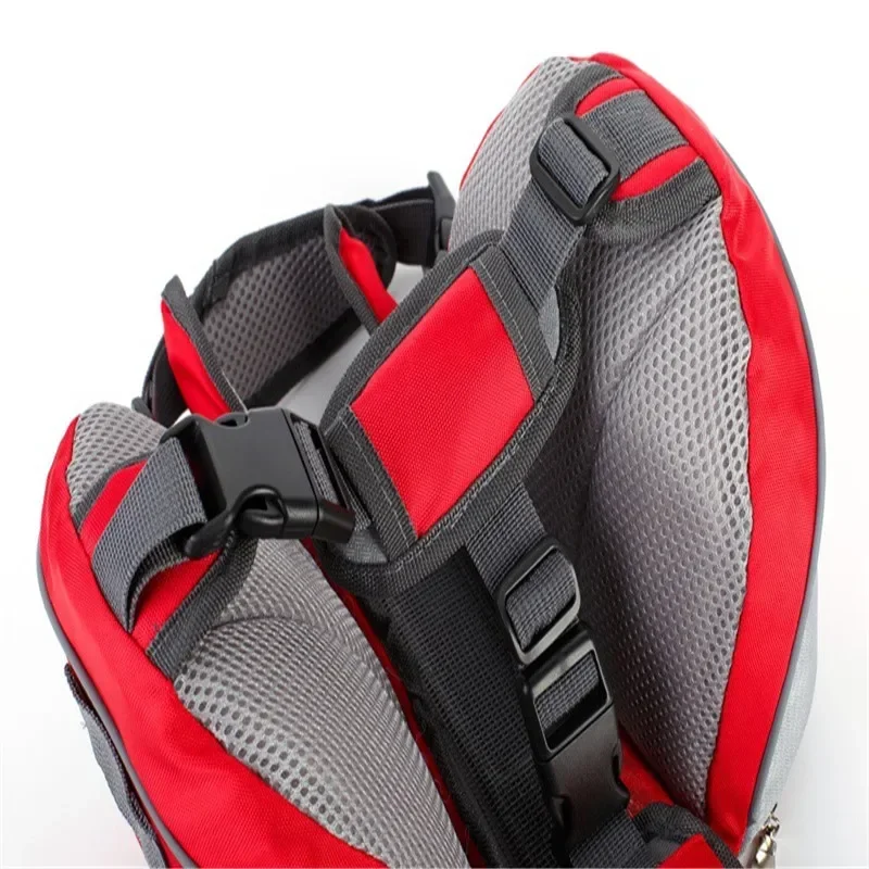 Pet Outdoor Backpack Large Dog Reflective Adjustable Saddle Bag Harness Carrier for Travel Hiking Camping