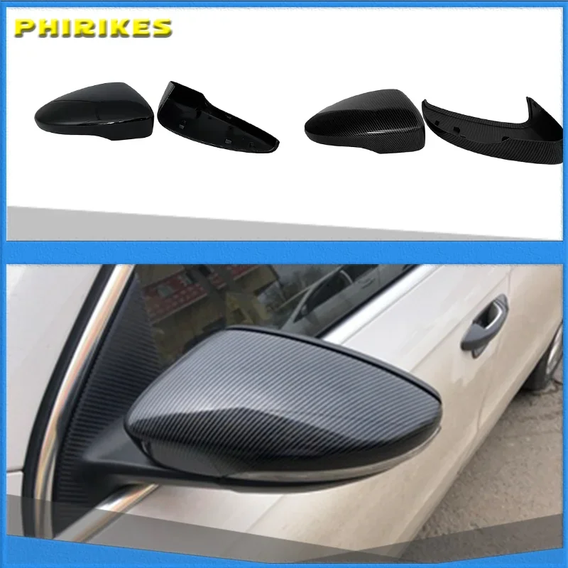 

Black Side Wing Mirror Cover for VW Golf 7.5 MK7 7 GTD R GTI 6 Passat B7 CC Scirocco E-GOLF Polo 6R 6C MK6 Cap for Jetta 6 MKVI