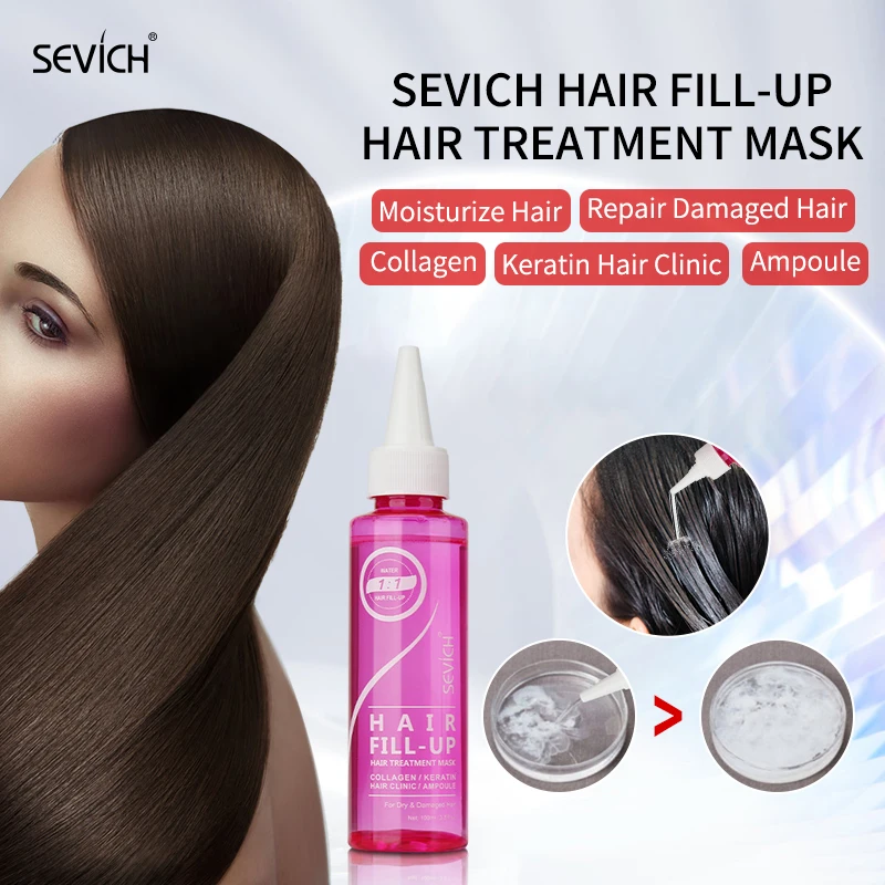 

Sevich 5 Second Water Infusion Hair Mask 100ml Smooths Frizzy Repairs Damage Non-greasy Hydration Keratin Hair Treatments Mask