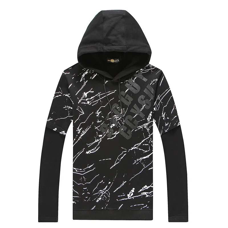 

Large Fashion Super New 80% Arrival Cotton Autumn Men's Hooded Print Hoodie Plus Size 2XL 3XL 4XL 5XL 6XL 7XL