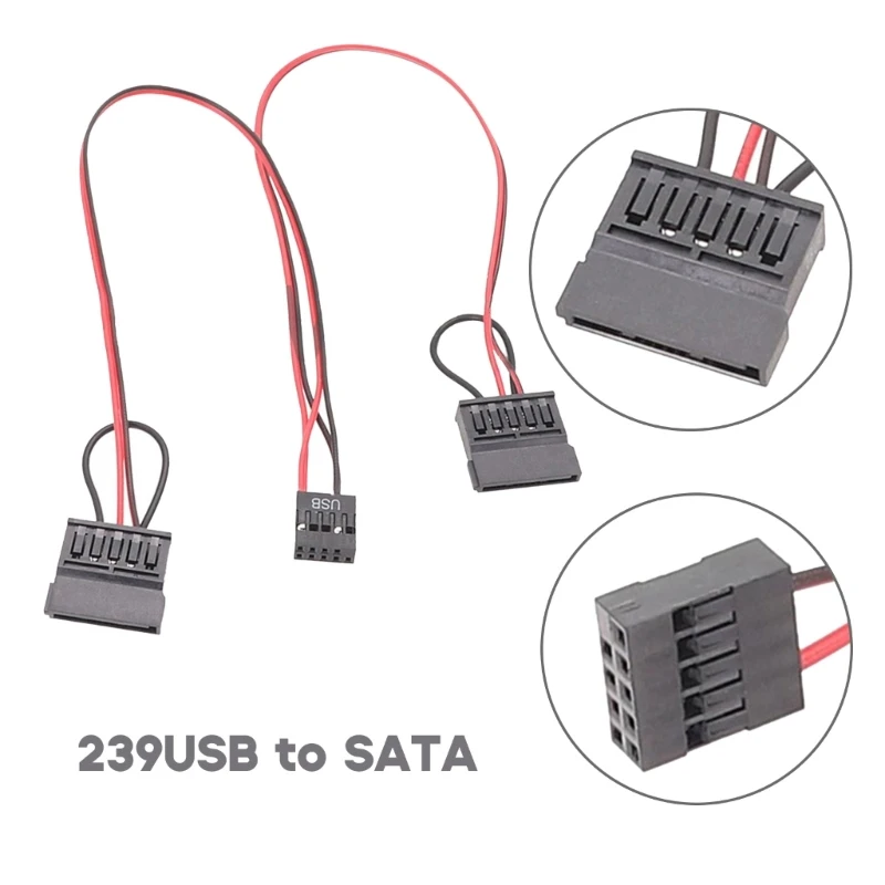Фото Надежный кабель питания 239 USB-SATA Кабель питания с односторонним/двусторонним интерфейсом №2