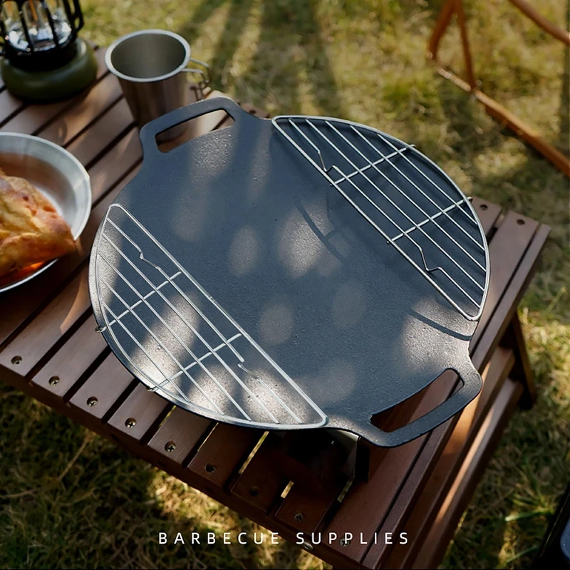 Outdoor Barbecue Net Stainless Steel Camping