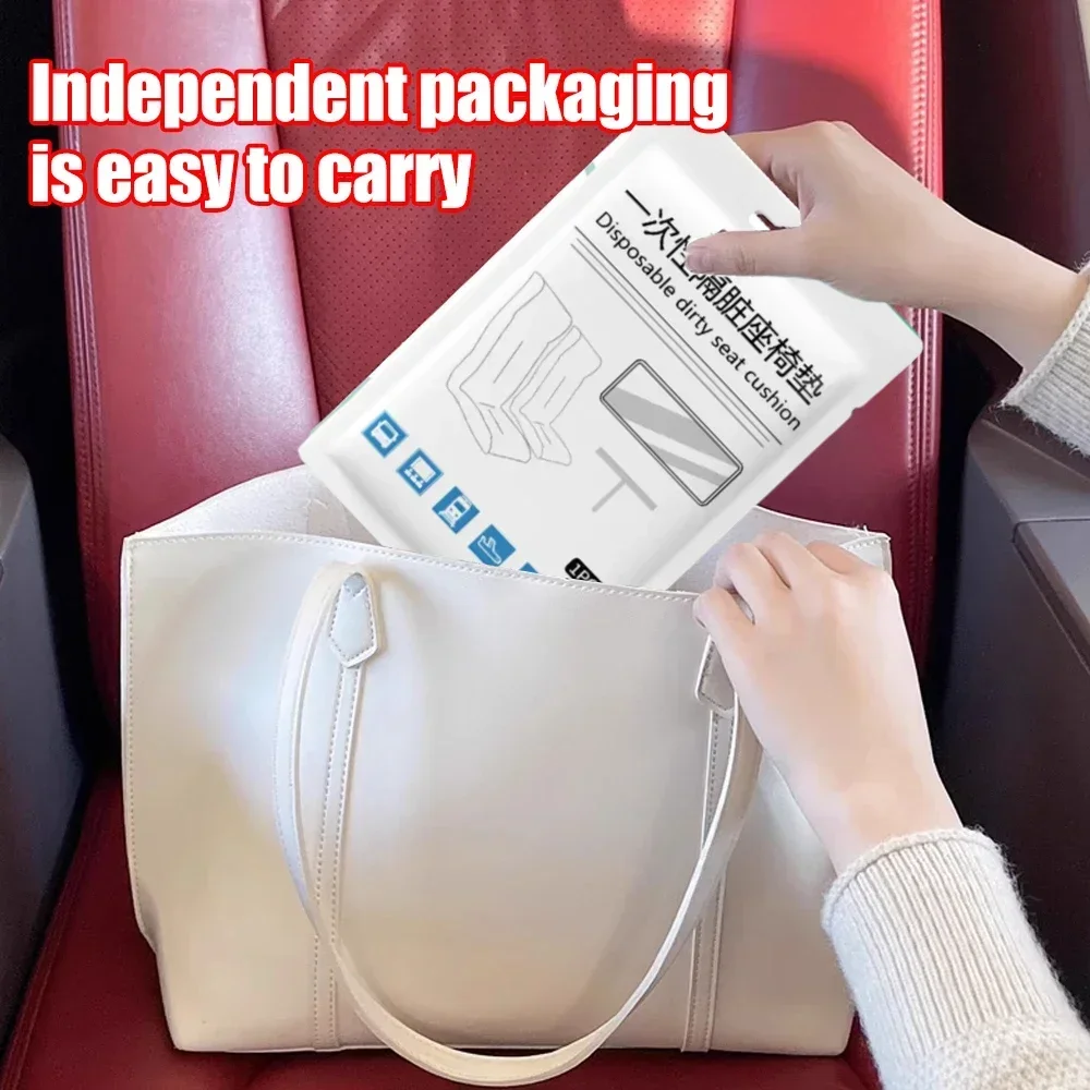 Chair Dust Cover Disposable Dust Cover 1/6pcs Disposable Airplane Car Seat Cover Non-woven Dust-proof Travel Bus Chair Cover Public Transportation Anti-Contact Protect