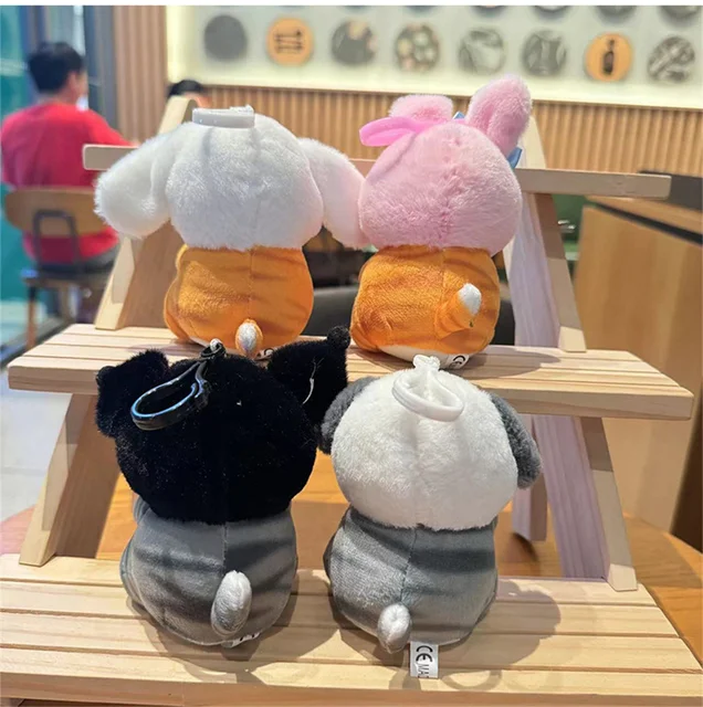 Cute Cartoon Cat Plush Keychain 2