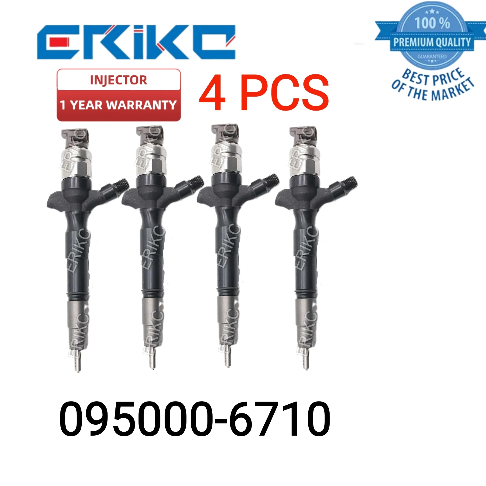 4-PCS-095000-671-Injector-Nozzle-Common-Rail-Injectors-23670-30120 ...