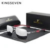 KINGSEVEN Aluminum Men Sunglasses Polarized UV400 Anti-glare Lens Driving Glasses Causal Male Fishing Driving Outdoor Eyewear