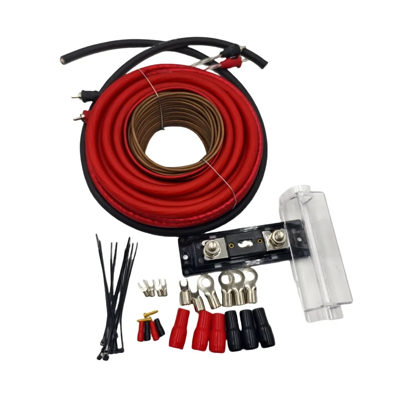 High Quality 4 Gauge Copper-Clad Aluminum Power Kit Car Audio Wiring Kits Car Amplifier Wring Kit