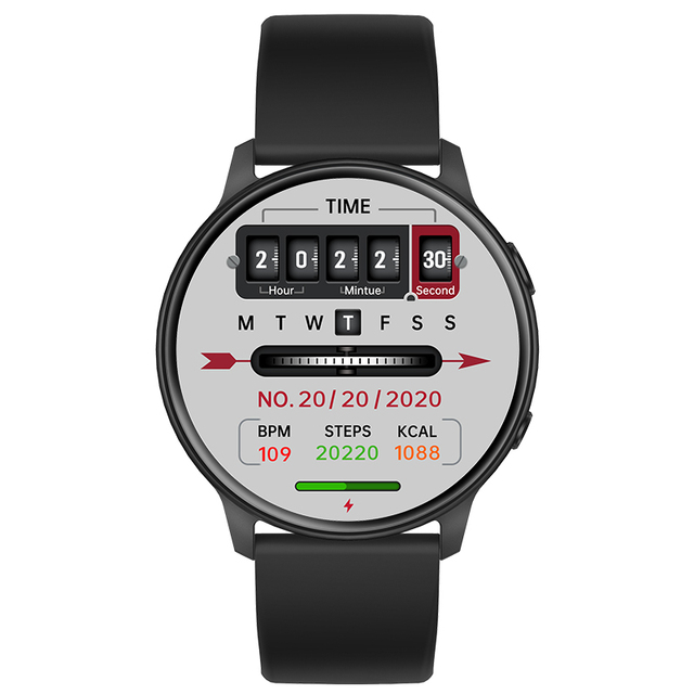 Smart Watch Men Full Touch Screen Sport Fitness Watch IP67 Waterproof Bluetooth music For Android ios smartwatch Men+box