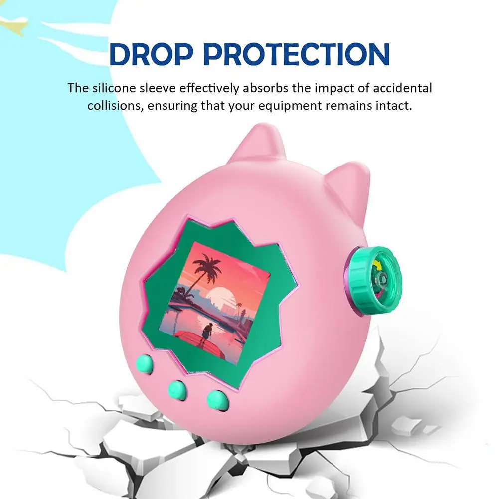 For Tamagotchi Paradise Protective Case Silicone Cartoon All-inclusive Electronic pet machine Protective case Shell Accessory