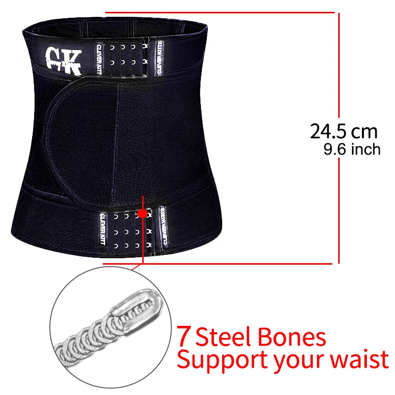 AfruliA Men Slimming Belt Waist Trainer Body Shapers Corset Shapewear High Compression Modeling Strap Sports Brace Fajas Girdles 4