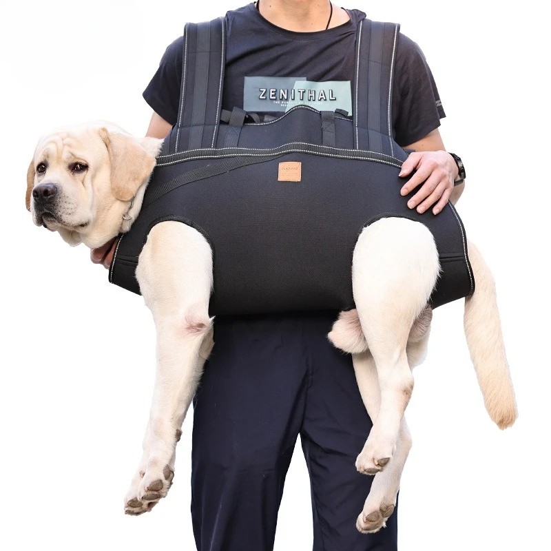 Pet Large Dog Backpack Multi Functional Outdoor Bag Walking Assistance Stretcher Disability Assistance Wrap pet carrier bag pet carrying bag pet backpack dog walking bag