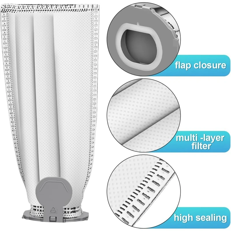 12 Sacchetti Per Aspirapolvere Per Vorwerk Vk7, Sacchetto Per La Polvere Di Parti Per Aspirapolvere Vorwerk Kobold Fp7