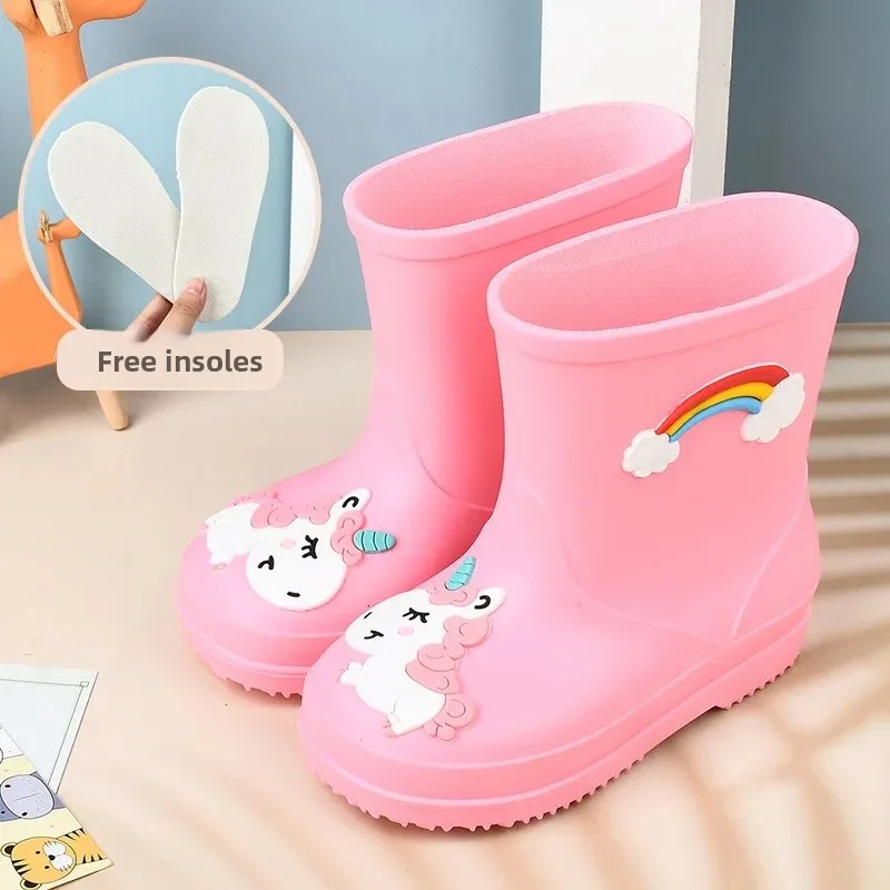 Pink-Rainbow Horse-shoes