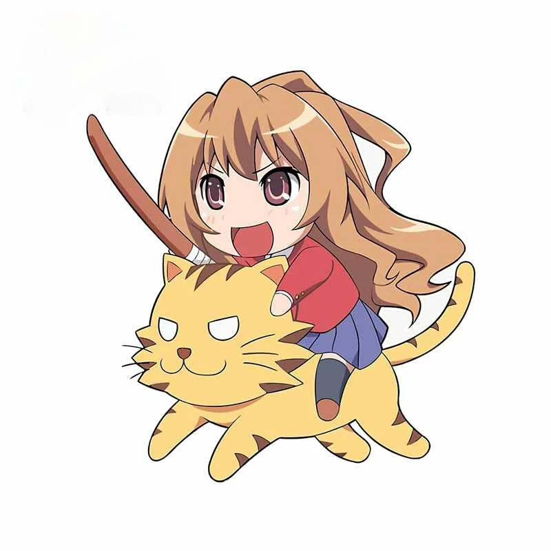 

Jpct cartoon cute beauty fine decal for automobile, fuel tank cover, sunscreen waterproof cover scratch sticker, 13cm*12cm