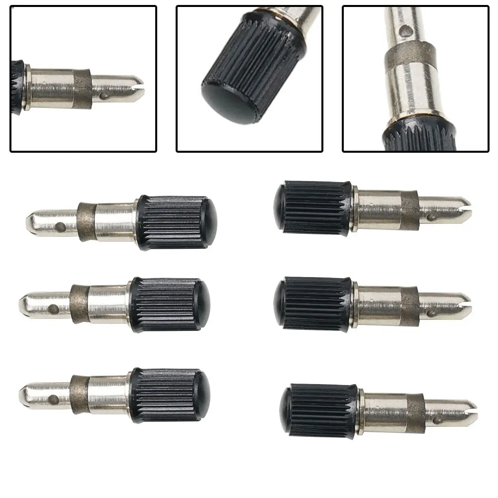 4/6Pcs Valvola Flash A Coccodrillo Per Bicicletta Dv Valvole Per Bicicletta Bike Heck Valve Core Insert Con Tappo Antipolvere Dv Dunlop Accessori Per 