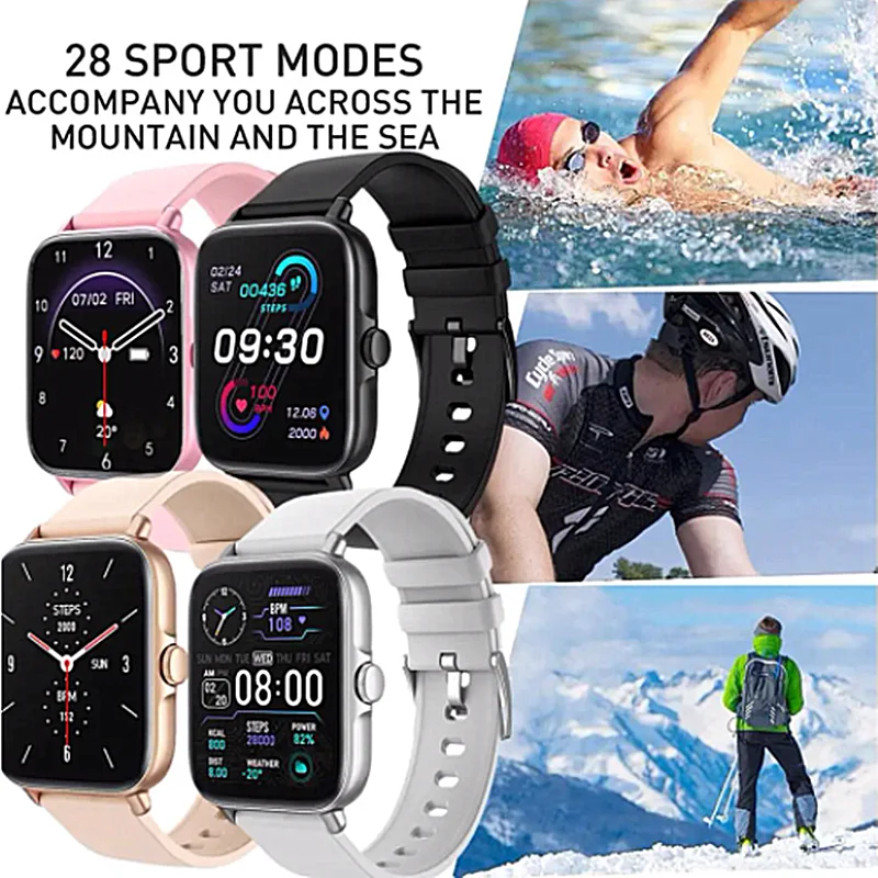 

Y22 Smart Watch 1.7inch HD Touch Screen Bluetooth-Compatible Answer Call IP67 Waterproof Push Heart Rate Monitoring Smartwatch