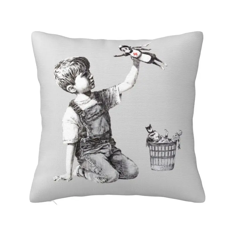 Game Changer Fodera Per Cuscino Di Lusso Home Decor Banksy Street Graffiti Pop Art Cuscino Per Auto