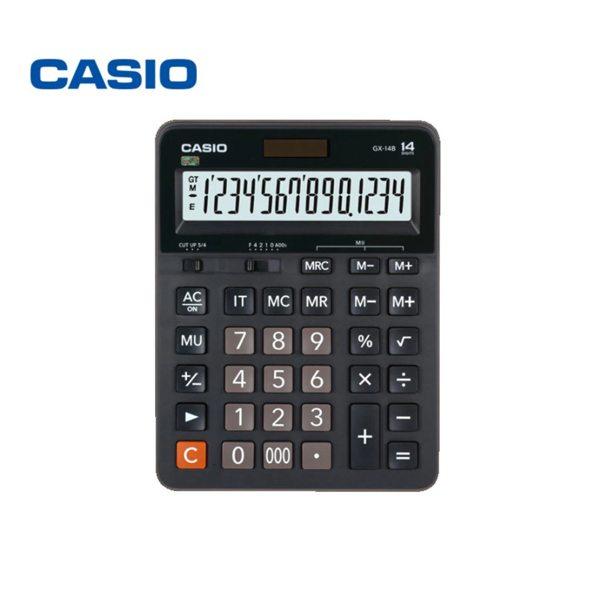 Casio Dual Power 12-Digit Desktop Calculator
