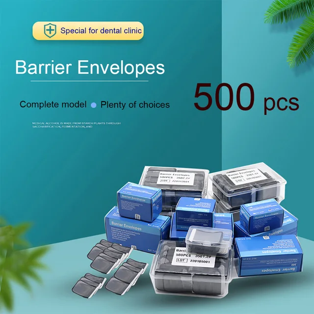 500 Enveloppes Jetables Pour Plaques à Phosphore #2 - Radiologie - Dimensions 37 X 54 Mm (polyéthylène)