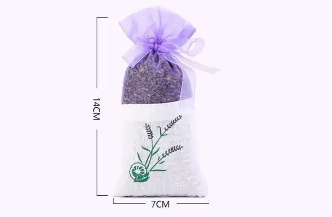 Portable lavender sachet deodorization aromatherapy car bedroom sachet wardrobe fragrance