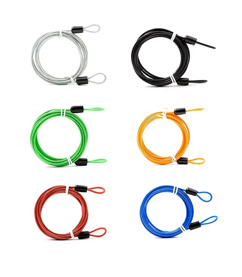 Antivol Vélo Câble Blindé LUMA - 0,85m X 12mm - 2 Clés - NEUF