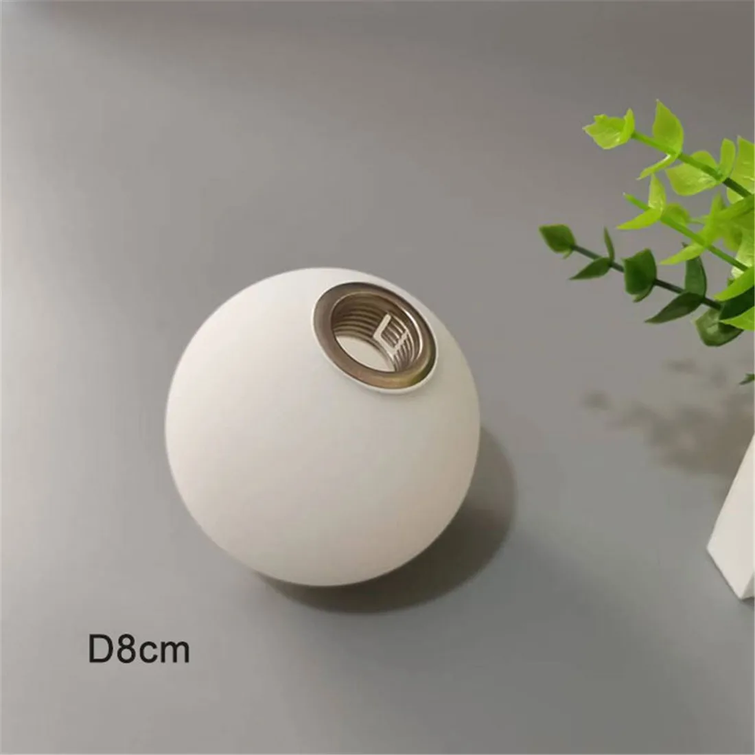 매트 화이트 글로브 G9 유리 그늘 교체 2cm 스레드 D6cm D8cm D10cm D12cm D15cm D18cm G9 램프 용 나사 유리 커버