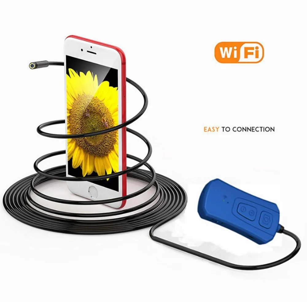 3.9mm  3X Zoom Wireless WIFI Endoscope Camera Inspection CMOS Borescope Otoscope Digital Microscope 2mp 1080p 50 1000x wireless wifi digital microscope cmos borescope inspection otoscope camera magnifier