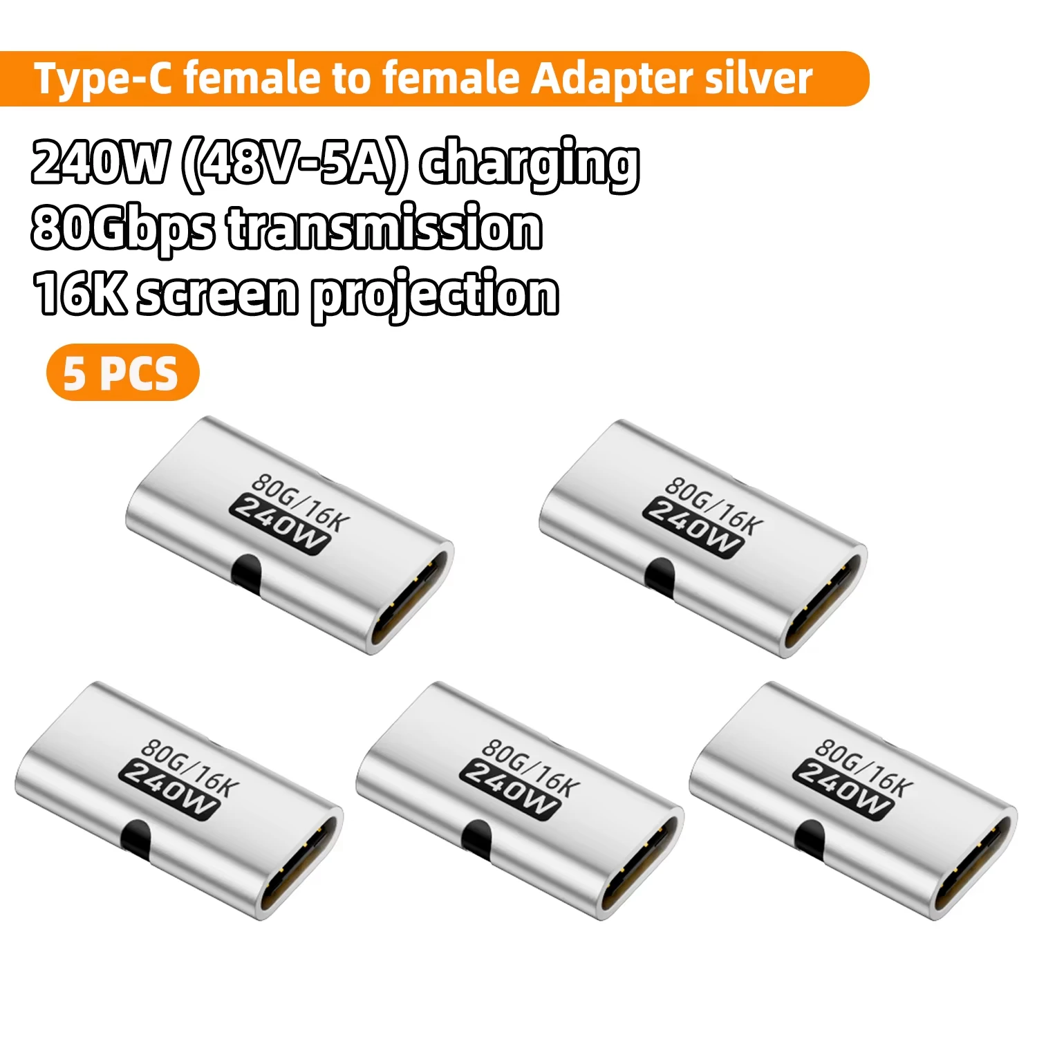 ตัวเลือกสินค้า อะแดปเตอร์ USB4 80Gbps รองรับชาร์จเร็ว 240W