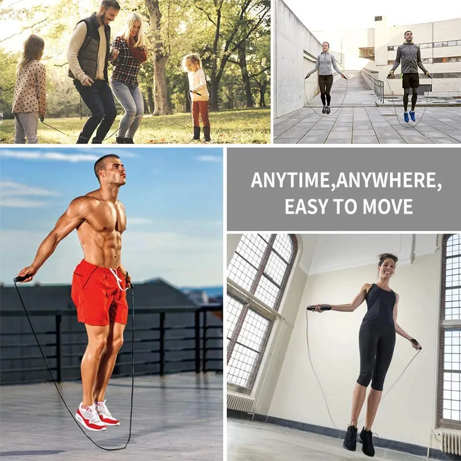 Jump Rope Rapid Speed Steel Wire Adjustable Exercise