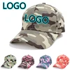 Custom Logo Men Camouflage Baseball Cap Outdoor Sports Women Adjustable Snapbac Duckbill Caps Casual Sunscreen Snapback Dad Hat 1