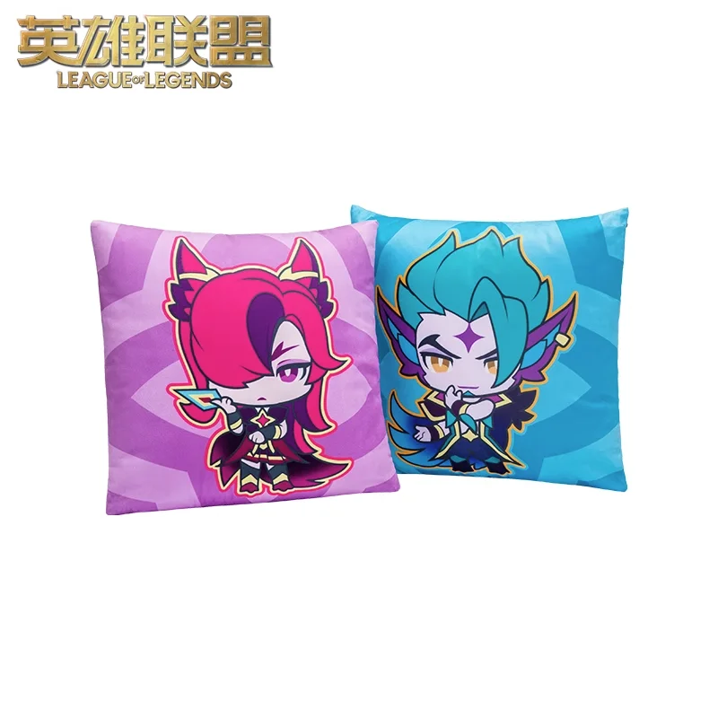 

League of Legends Star Guardian Rakan Xayah Cartoon Couple Same Soft Plush Stuffed Sofa Pillow Comfortable Not Easy To Deform