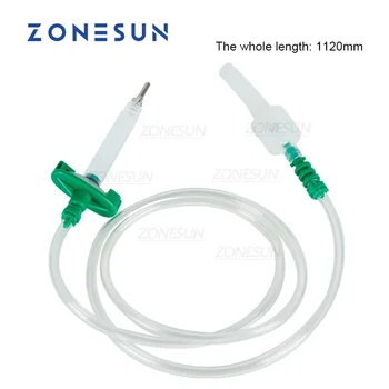 자동 전기 액체 충전 기계 용 ZONESUN Pinhold 충진 노즐 플라스틱 튜브