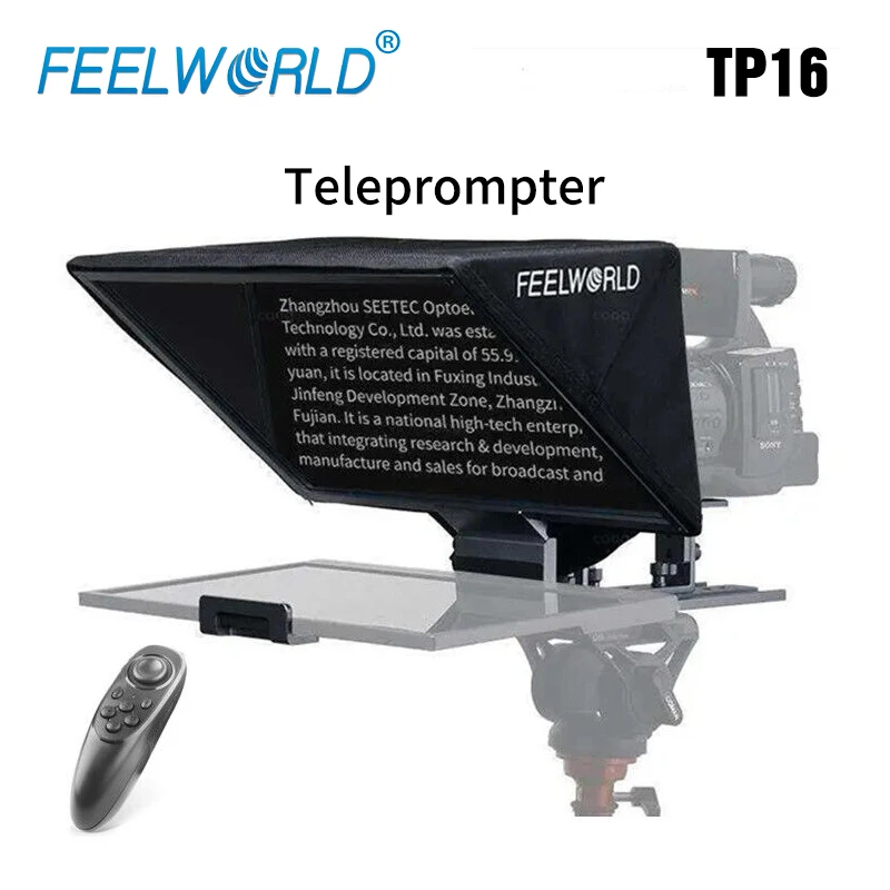 Feelworld Tp16 Telecomando Pieghevole Telegrafico Supporta Tablet Orizzontale Verticale Adatto Per Tablet, Fotocamere, Smartphone