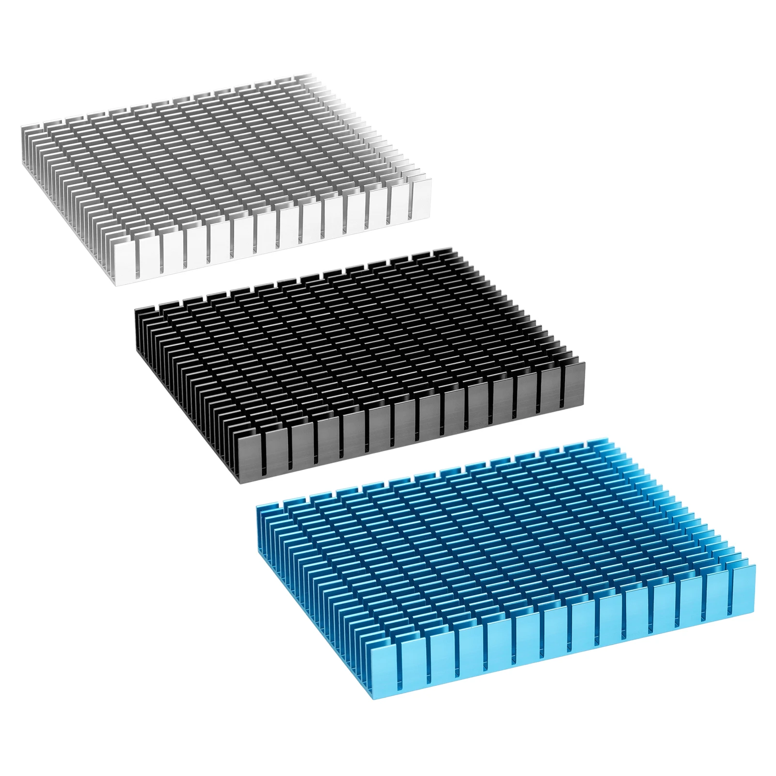 Heat Sink Smart Design Durable Aluminium Easy Installation Heatsink 150x120x20mm Wide Use Oxidized for PCB for CPU pcb heatsink