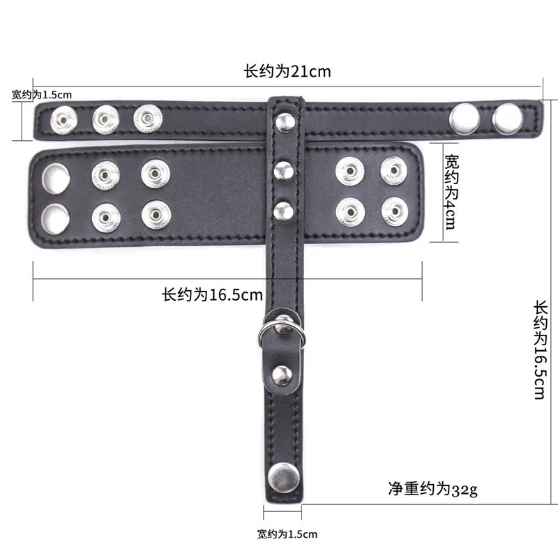 BDSM Leather Scrotum Testis Weights Ballstretcher Penis Ring Cock Male Chastity Cage Restraint Delay Lasting Training Sex Toys