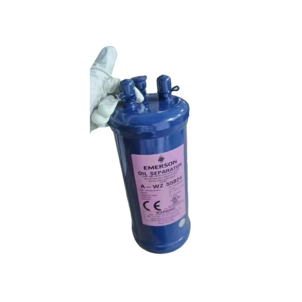 Refrigeration Parts Refrigerant Liquid Oil separator A-WZ 55824 for Condensing Unit system with CFC HCFC HFC R22 R404A R407C cold storage sg refrigeration system visual liquid mirror refrigerant snow type central air conditioning refrigerant observation