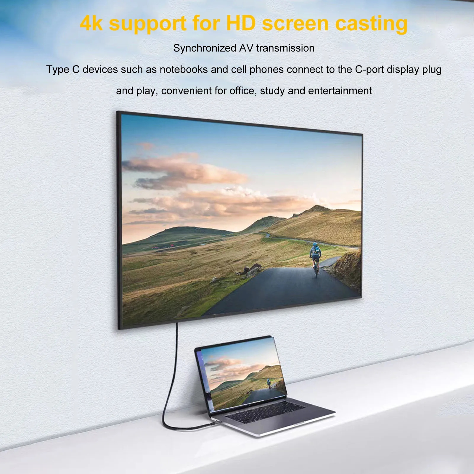 Cavo USB C A 90 Gradi 3m, PD 100W Ricarica Rapida, 10 Gbps, 4K 60Hz Per Steam Deck, VR, Laptop